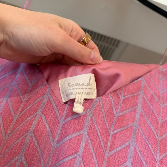 Nomad Morgan Carper Chevron Purple Slip Dress Sz Large Anthropologie Dainty - Picture 7 of 11